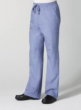 Red Panda Full Elastic 10-Pocket Cargo Scrub Pant - Men
