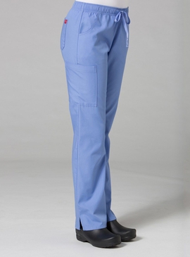 Red Panda Full Elastic Cargo Scrub Pant - Women