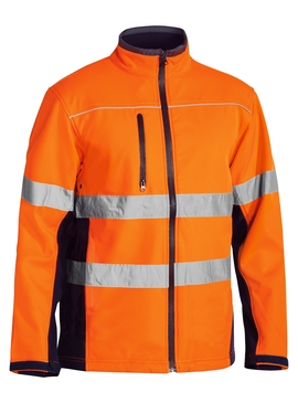 Taped Hi Vis Soft Shell Jacket