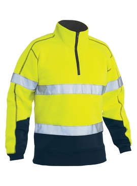 Taped Hi Vis 1/4 Zip Fleece Pullover