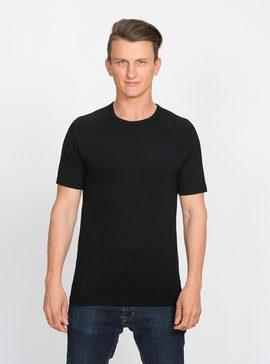 Merino Crew Neck Short Sleeve Base Layer Top - Men