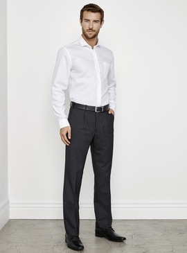 Classic Pleat Front Stretch Pant - Men