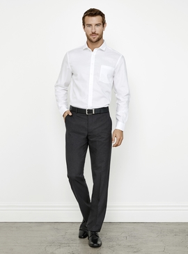 Classic Flat Front Stretch Trouser - Men
