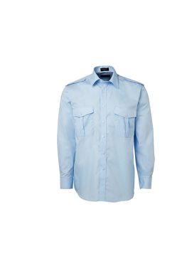 Long Sleeve Epaulette Uniform Shirt