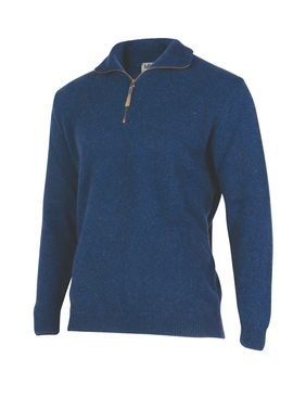 Legend Zip and Collar Sweater - Recycled Eco Blend