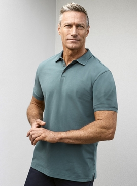City Cotton Blend Polo Shirt - Men