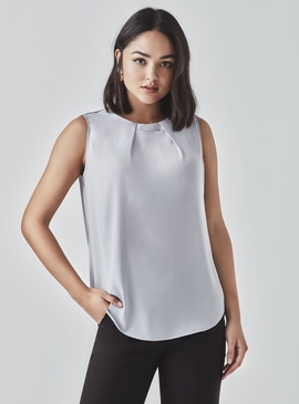 Women's Estelle Sleeveless Pleat Detail Blouse - Graham Brown & CO