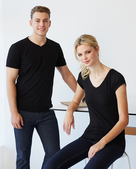 Viva V-Neck Stretch Tee - Women