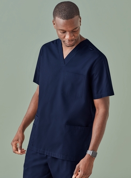 Tokyo V-Neck Scrub Top - Men