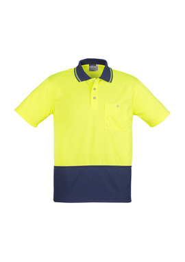 Basic Short Sleeve Hi Vis Polo Shirt - Unisex