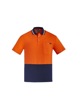 Hi Vis Cotton Short Sleeve Polo Shirt - Men