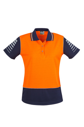 Hi Vis Zone Short Sleeve Polo Shirt - Women