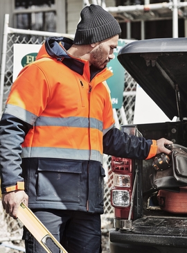 Antarctic Softshell Taped Hi Vis Jacket - Unisex