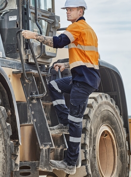 Rugged Cooling Stretch Taped Work Pants - Men
