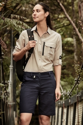 Rugged Cooling Vented Work Shorts - Women