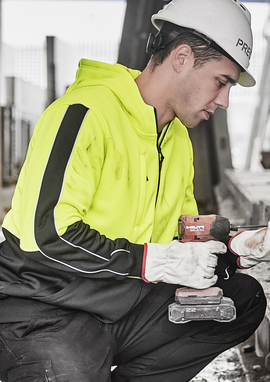 Hi Vis Full Zip Hoodie - Unisex