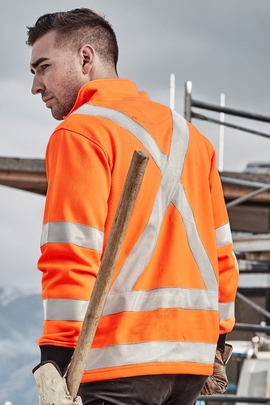 Hi Vis X Back Rail Jumper - Unisex