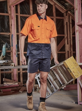 Hi Vis Short Sleeve Shirt - Men