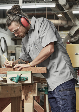 Lightweight Tradie Short Sleeve Shirt - Men