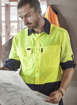 Hi Vis Outdoor Long Sleeve Shirt - Men