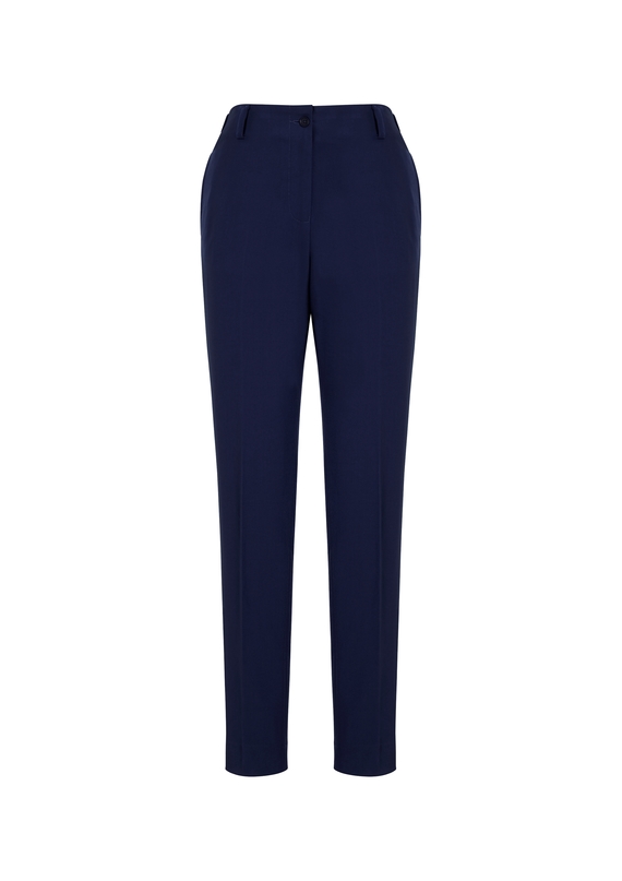 Siena Bandless Elastic Half Waist Pant - Women - Marine