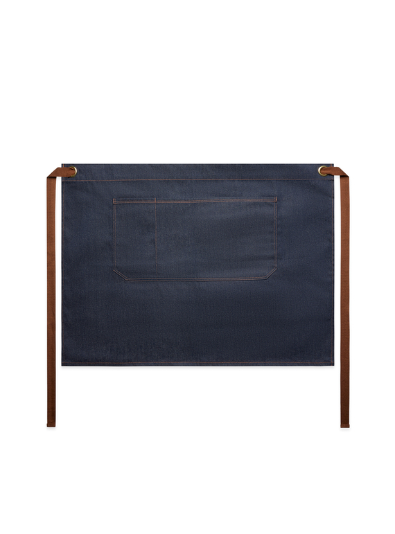 Denim Half Apron - Indigo