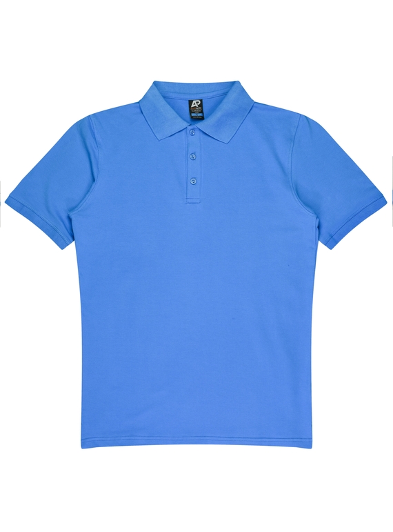 Claremont Polo Shirt - Men - Cyan
