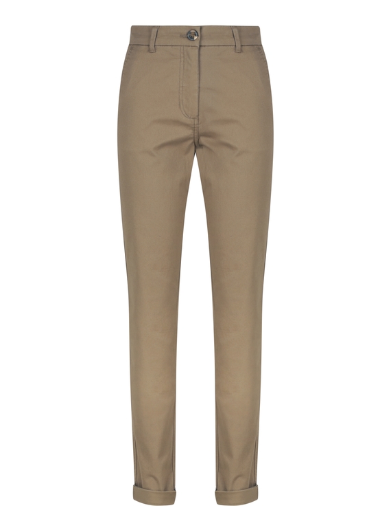 Napier Modern Chino Pant - Women - Walnut