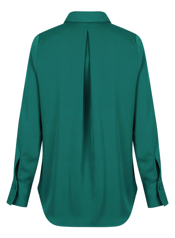 Quinn Long Sleeve Half Placket Luxe Twill Soft Shirt