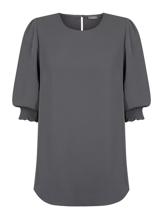 Lola 3/4 Sleeve Shirred Cuff Top - 1799WZ - The Uniform Centre