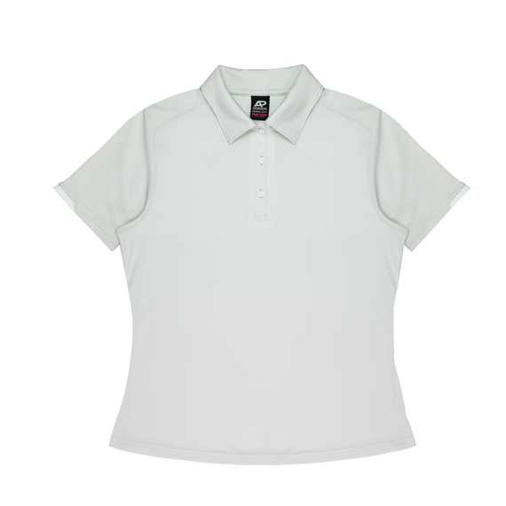 Morris Polo Shirt - Women - Polyester - Light Grey/White