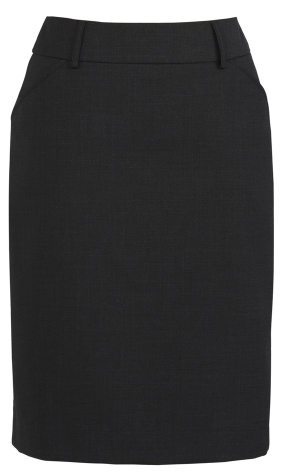 Multi Pleat Skirt - Wool Stretch - Black