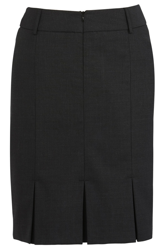 Multi Pleat Skirt - Wool Stretch