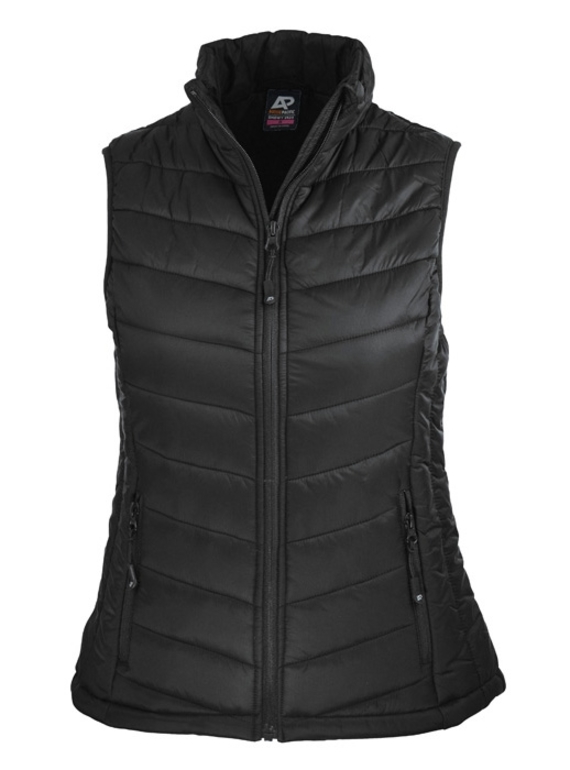 Snowy Puffer Vest - Women - Black