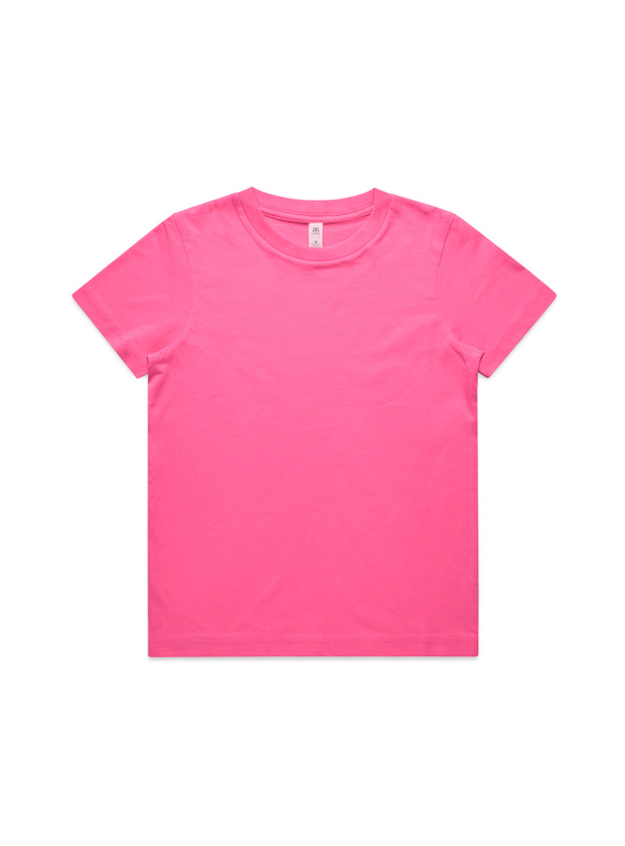 Staple Cotton Tee - Youth - Charity Pink