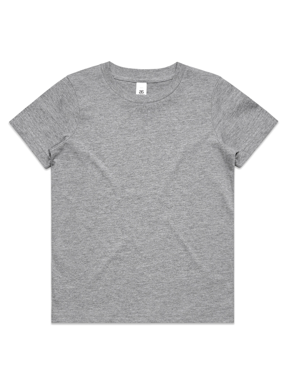 Staple Cotton Tee - Youth/Teen - Grey Marle