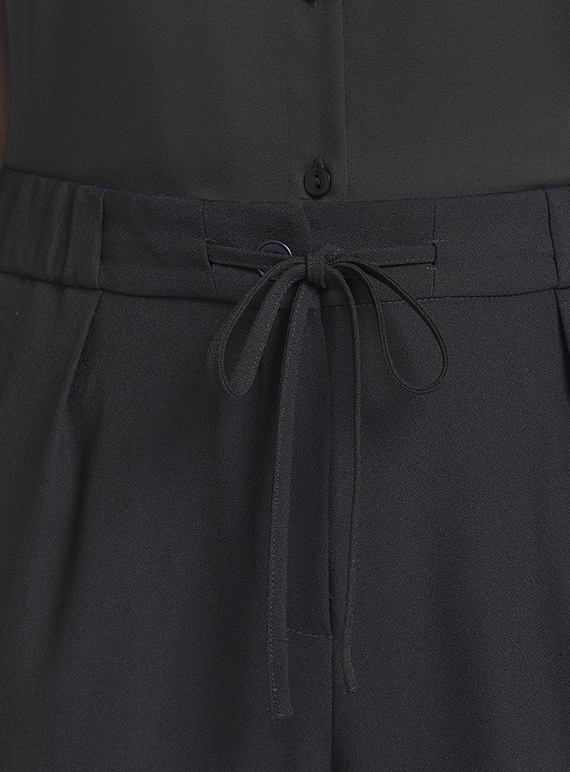 Women's Drawstring Cropped Trousers