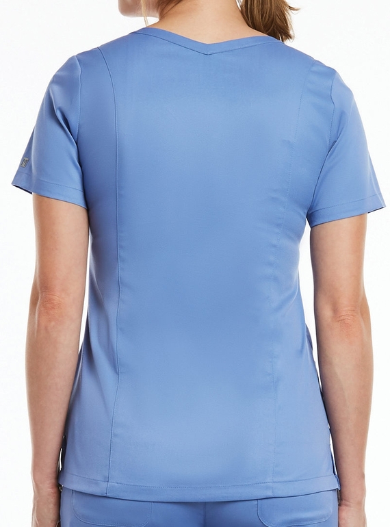 Matrix Double V-Neck Scrub Top - Women