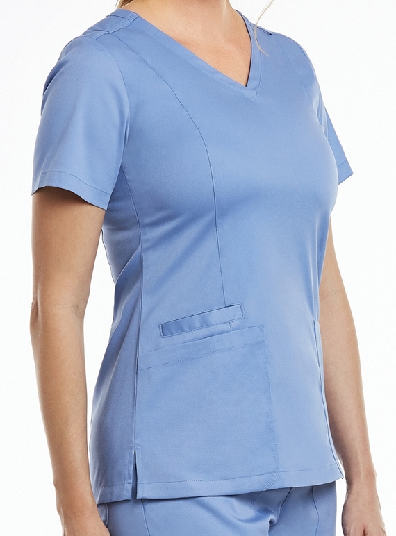 Matrix Double V-Neck Scrub Top - Women