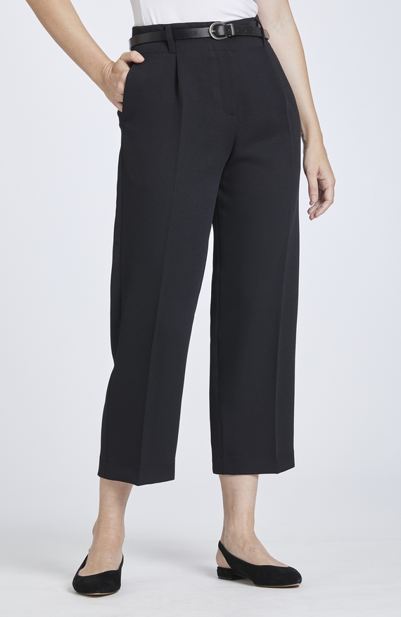 Women's Waisted Cropped Trousers