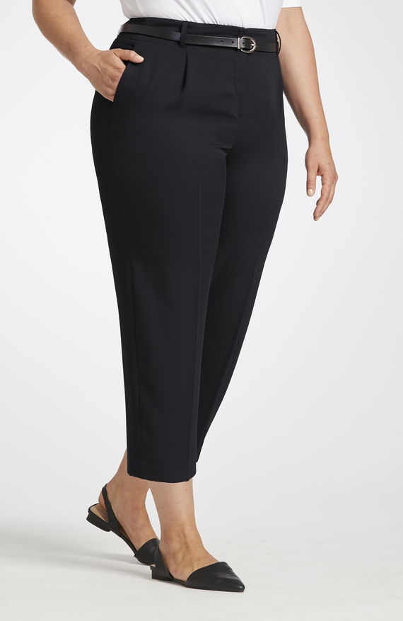 Women's Waisted Cropped Trousers