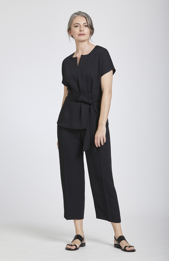 Tie Top with Extended Sleeve