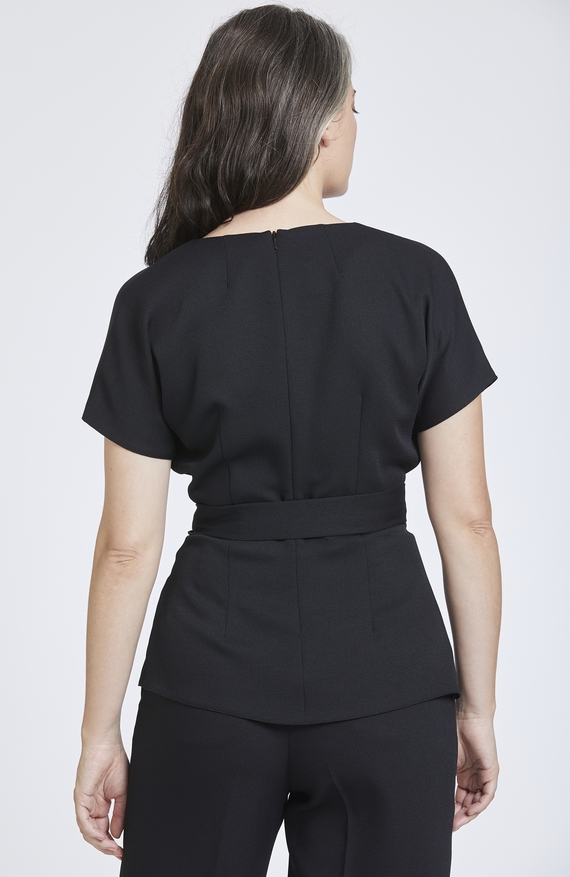 Tie Top with Extended Sleeve