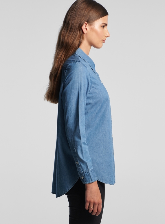 Blue Denim Shirt - Women