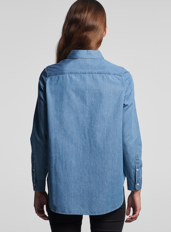 Blue Denim Shirt - Women