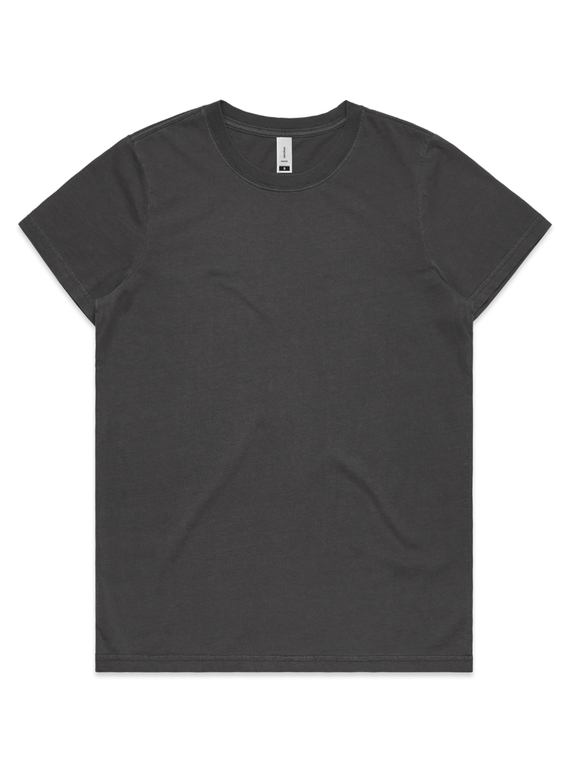 Faded Maple Tee - Women - Faded Black