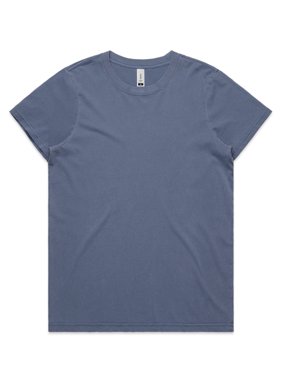 Faded Maple Tee - Women - Faded Blue
