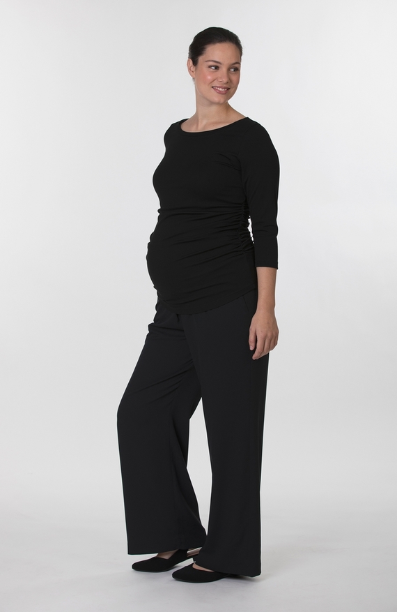 Maternity Scoop Neck Top