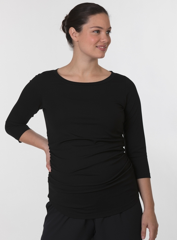 Maternity Scoop Neck Top