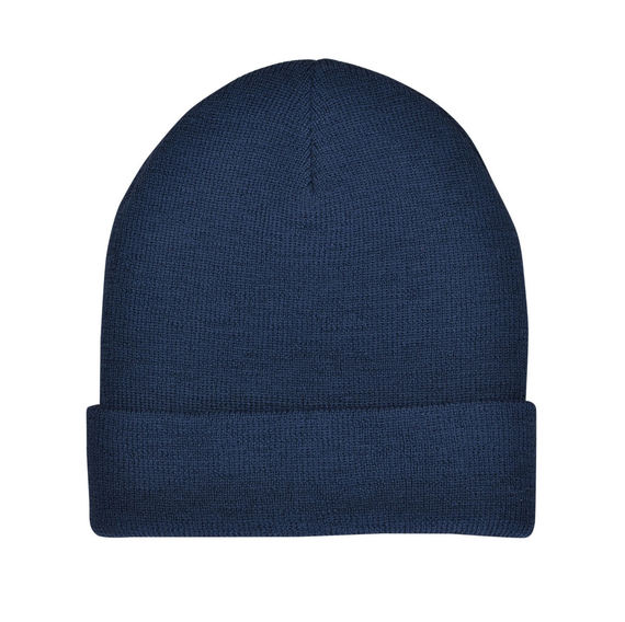 100% Wool Beanie - Navy